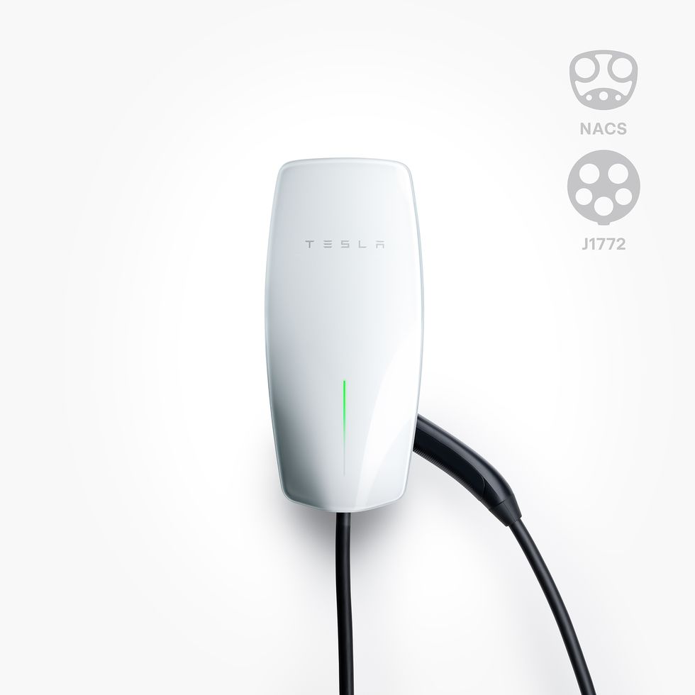 Tesla Launches New Universal Wall Connector Level 2 Charger for Both J1772 and NACS Plugs