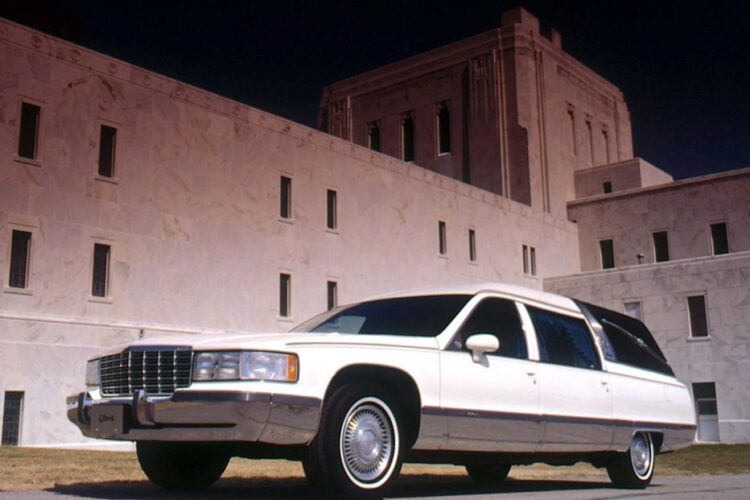 1994 Superior Crown Sovereign Cadillac Hearse Is Dead-Serious Transportation