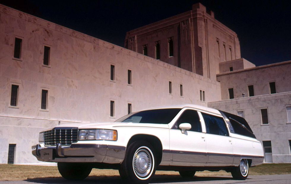 1994 Superior Crown Sovereign Cadillac Hearse Is Dead-Serious Transportation