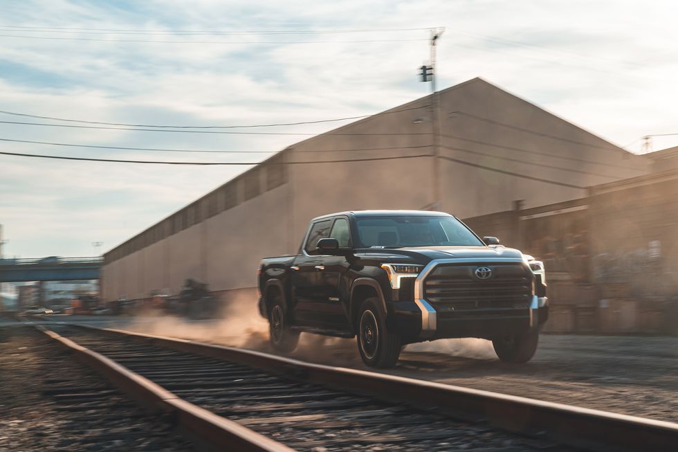 View Photos of the 2023 Toyota Tundra Hybrid Limited CrewMax