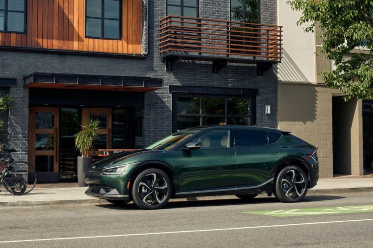Kia EV6 Limited Edition Features Attractive Green and Tan Color Combo
