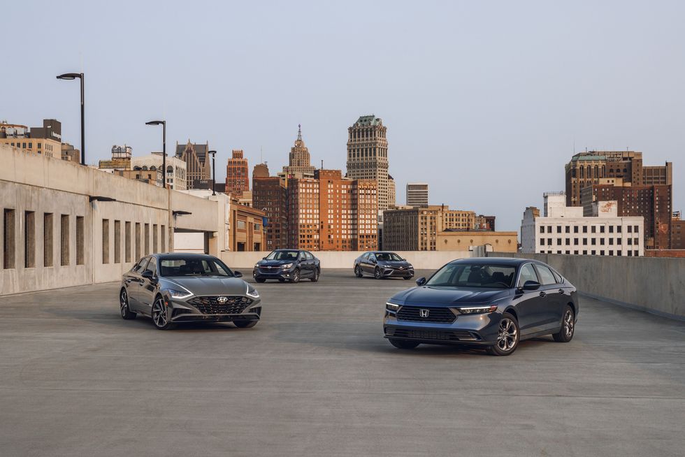 View Photos of the 2023 Mid-Size Sedan Comparison