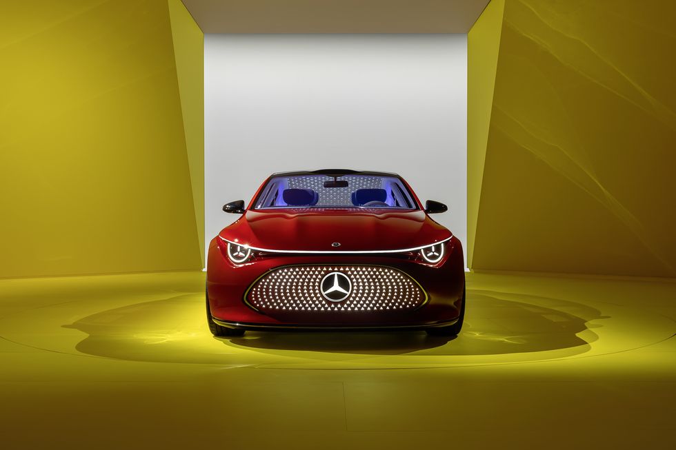 Mercedes-Benz Concept CLA-Class Is a Long-Range EV Stunner
