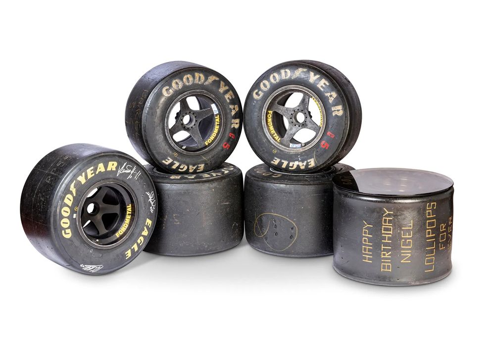 Nigel Mansell’s Auction of Stuff Is Something Completely Different for Race Fans