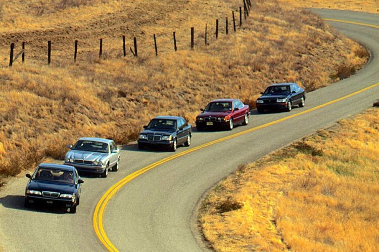 View Photos of the 1995 Luxury Sedan Comparison Test
