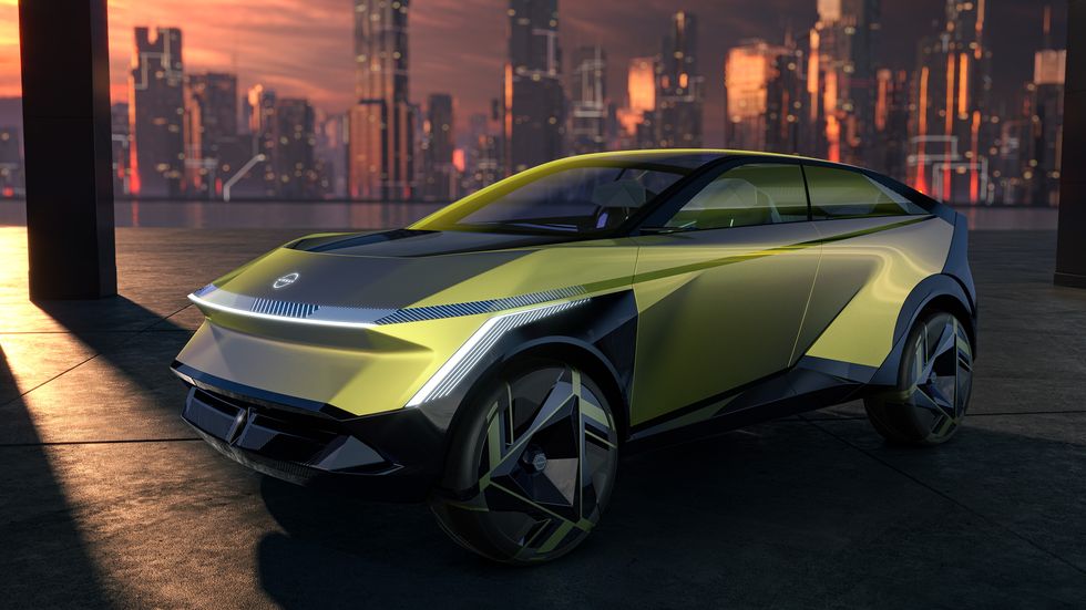 Angular Electric Nissan Hyper Urban Concept Sports Wild Scissor Doors