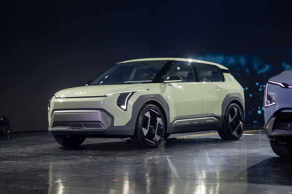 Kia Concept EV3 Scales Down the Boxy Goodness of the EV5 and EV9