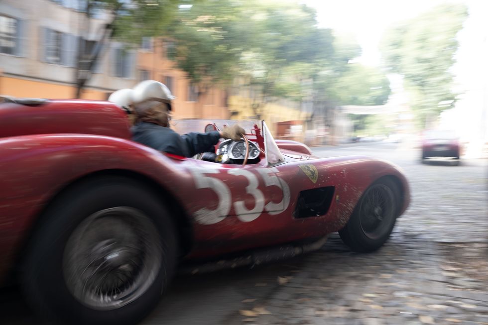 Michael Mann’s ‘Ferrari’ Movie Captures the Drive and Tragedy of the Name behind the Prancing Horse