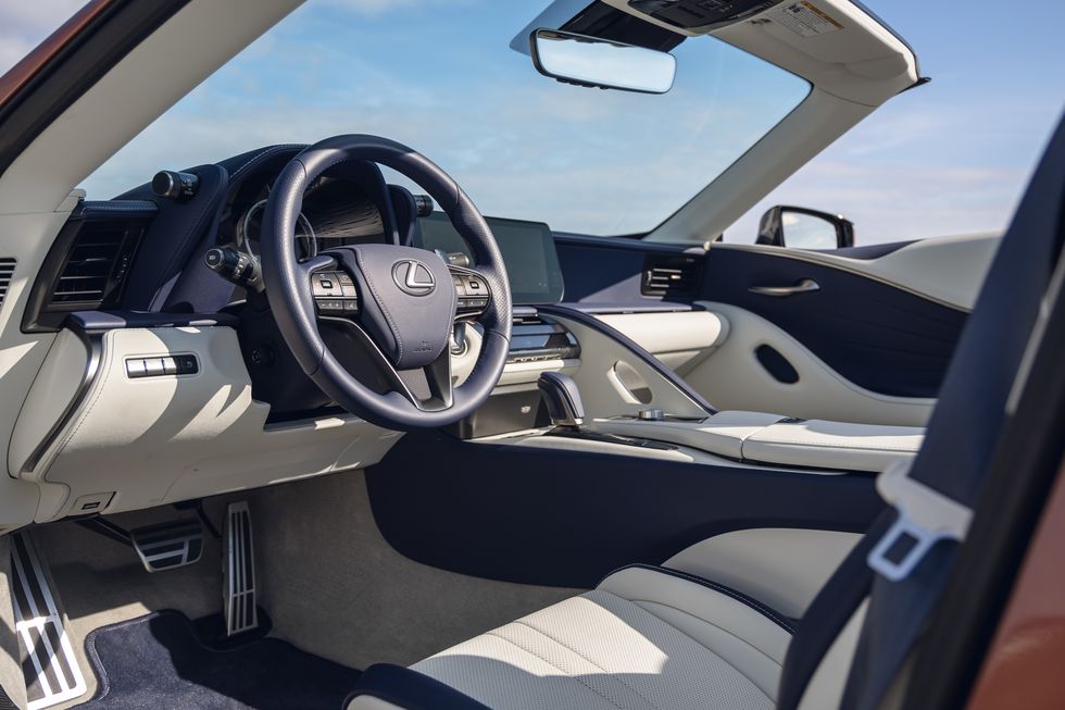 2024 Lexus LC Impresses with Crisp New Screen, Fancy Bespoke Build Cabin
