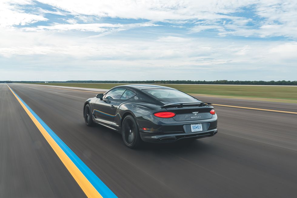 Bentley Continental GT Speed at the 0-to-150-to-0-MPH Speed Test 2023