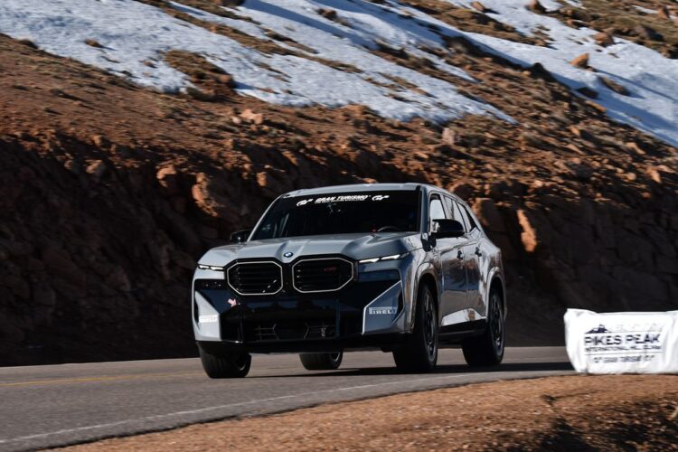 BMW XM Label Red Set Pikes Peak Record after June Crash