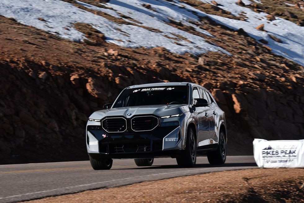 BMW XM Label Red Set Pikes Peak Record after June Crash
