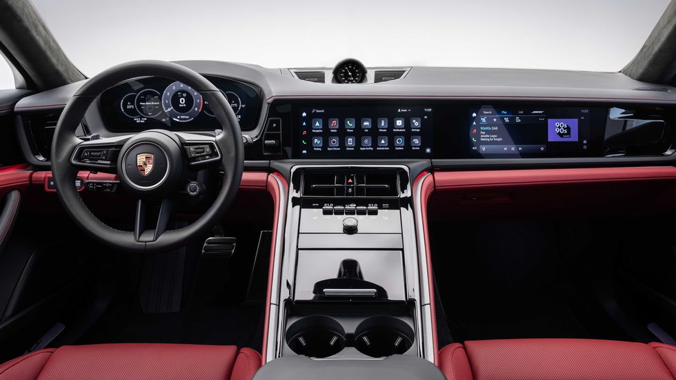 2024 Porsche Panamera Cabin Revealed with Trio of Screens
