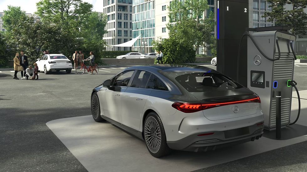 New Mercedes Station Offers 400-kW Fast-Charging, More Than EVs Can Even Handle