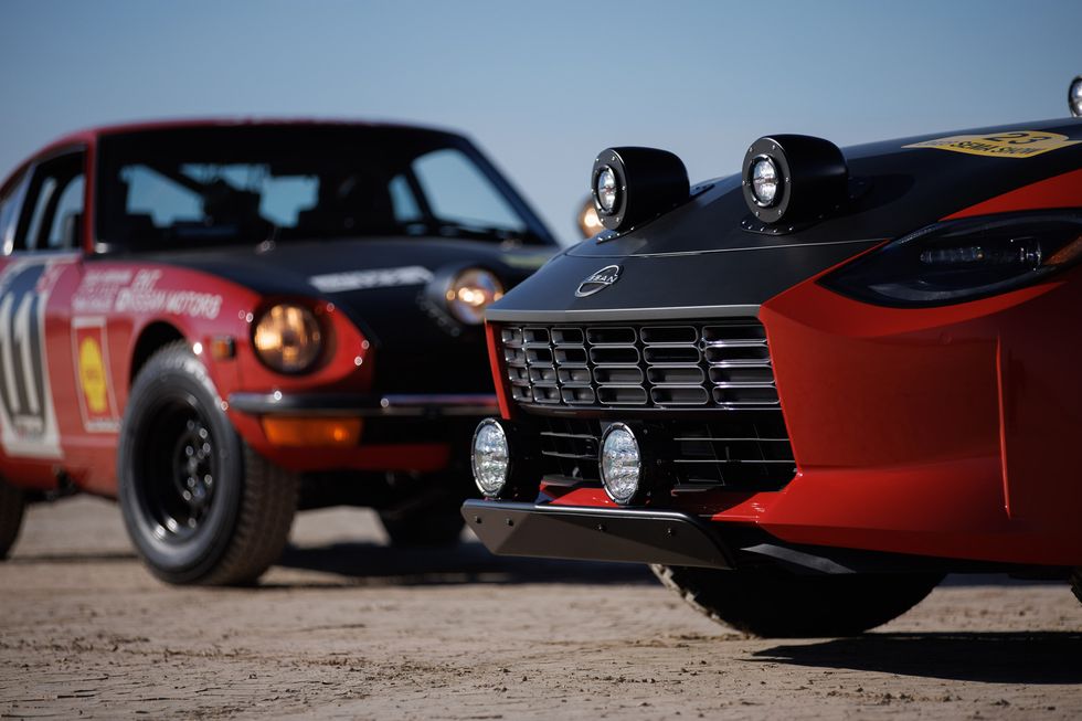 See Exterior and Interior Photos of the Nissan Safari Rally Z Tribute