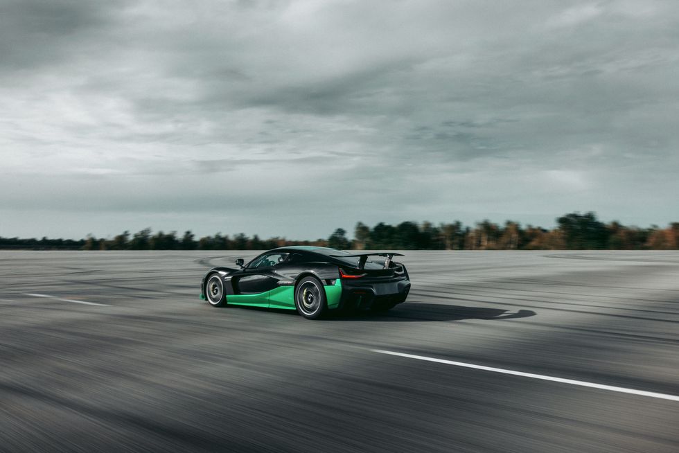 Rimac Nevera Goes 171 MPH in Reverse, Sets New World Record