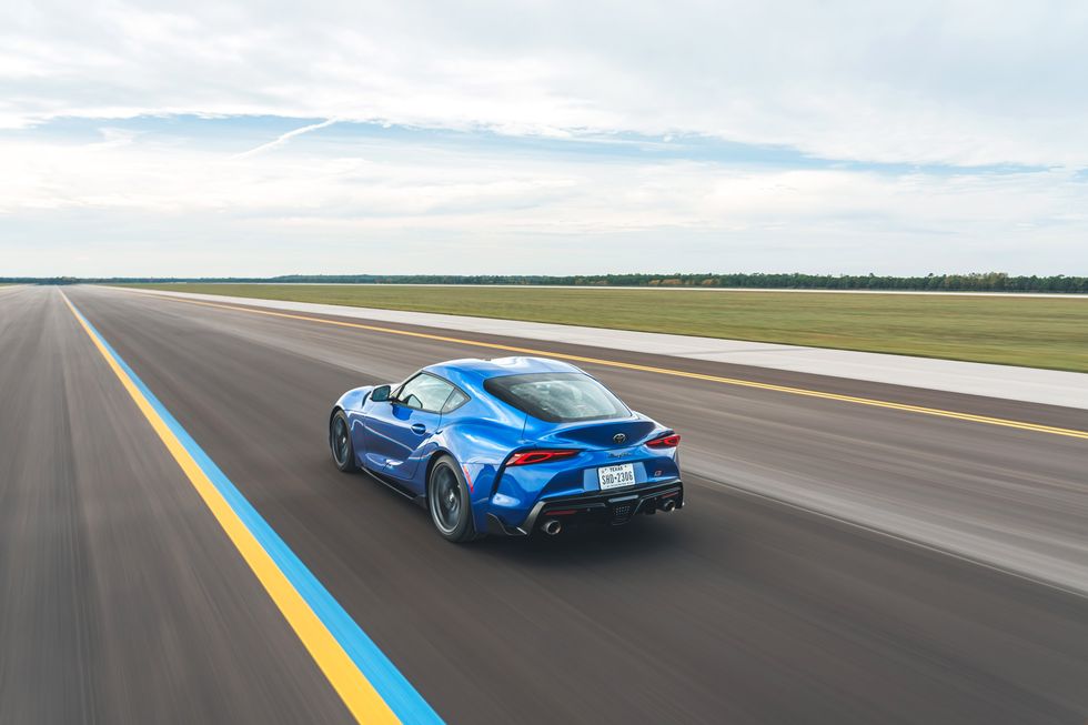 Toyota GR Supra 3.0 at the 0-to-150-to-0-MPH Speed Test 2023