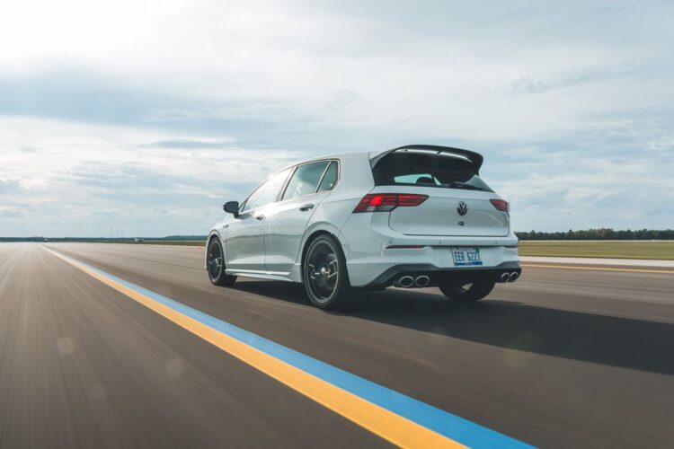 Volkswagen Golf R at the 0-to-150-to-0-MPH Speed Test 2023