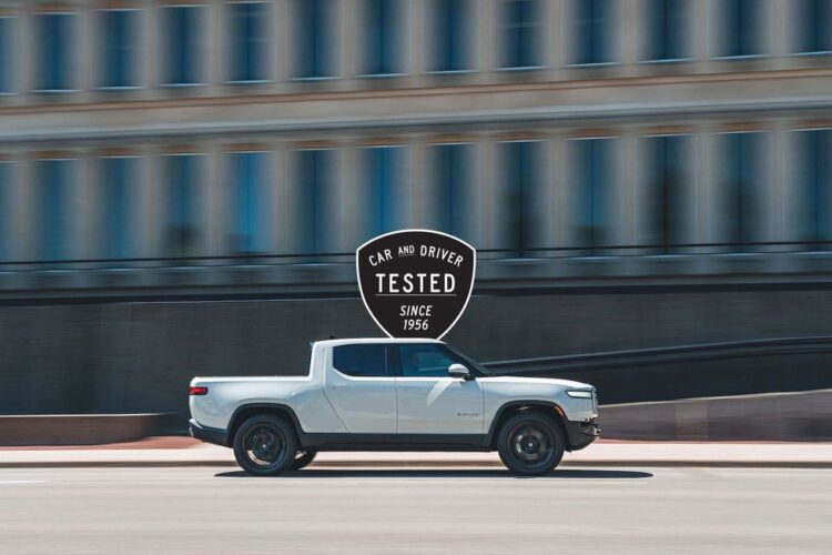Rivian R1T Is Nearly a Second Quicker with Performance Pack Than without It