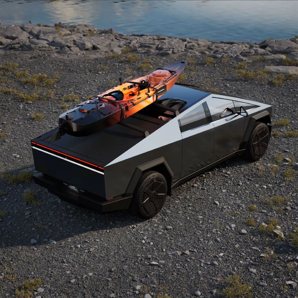 2024 Tesla Cybertruck Has 845-HP Cyberbeast Trim, Baseball-Deflecting Body