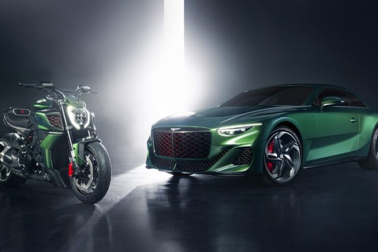 Ducati and Bentley Collaborate on Diavel Limited-Edition Bike