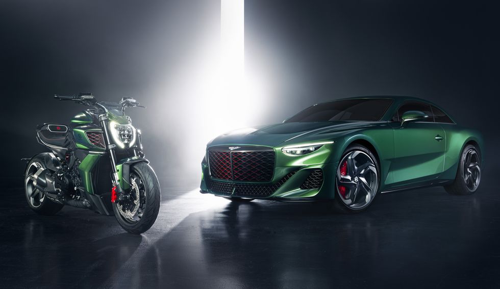 Ducati and Bentley Collaborate on Diavel Limited-Edition Bike