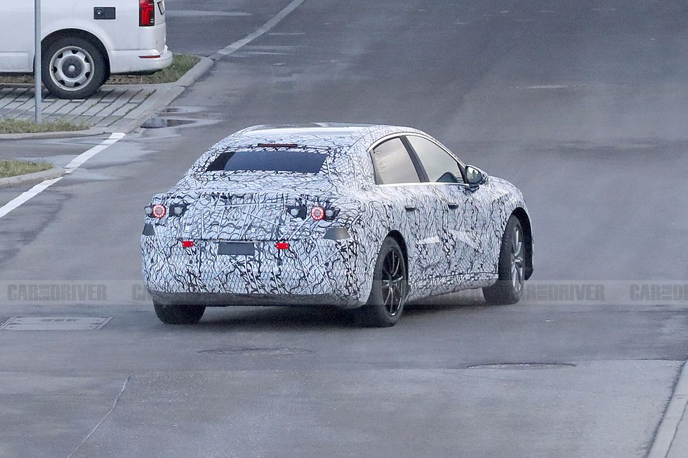 Mercedes Compact EV Sedan Spied, Promises Impressive New Platform
