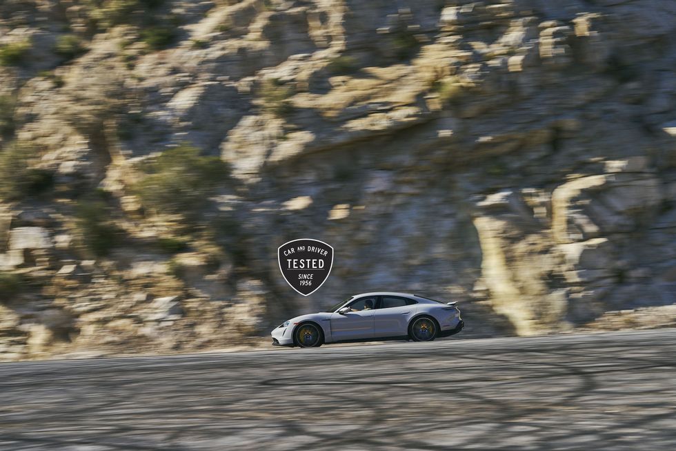 2023 Porsche Taycan Turbo S Hits 150 MPH a Full Second Quicker