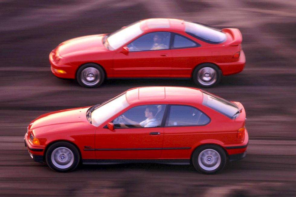 Archive Comparison Test: 1995 BMW 318ti vs 1995 Acura Integra GS-R
