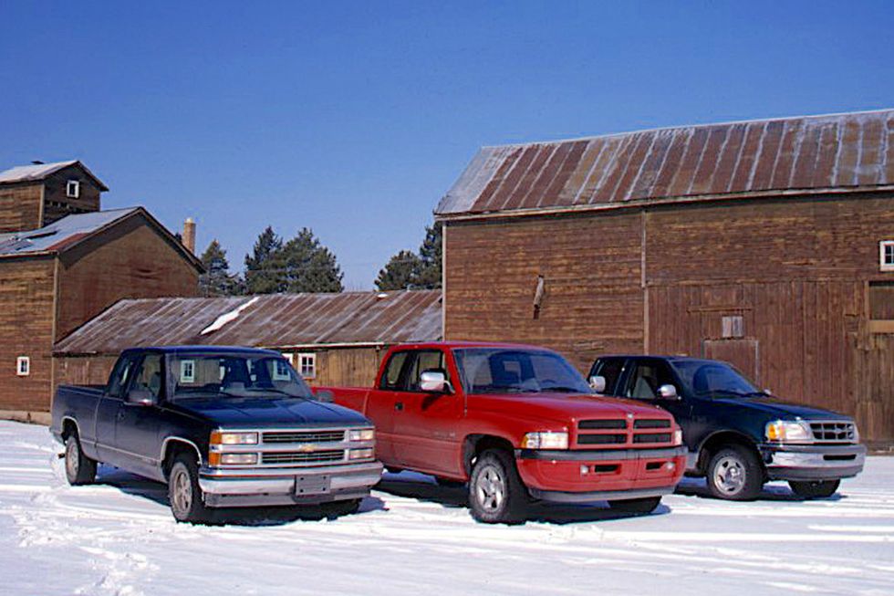 View Photos of the 1996 Full-Size Truck Comparison Test