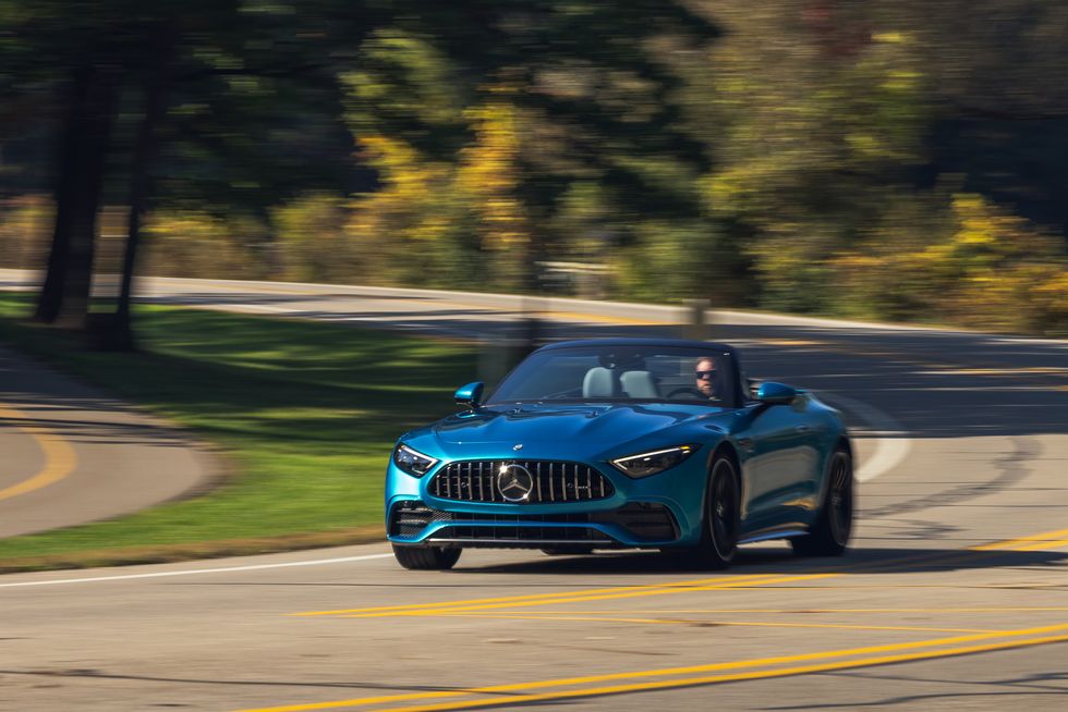 Tested: 2023 Mercedes-AMG SL43 Is a Mixed Message