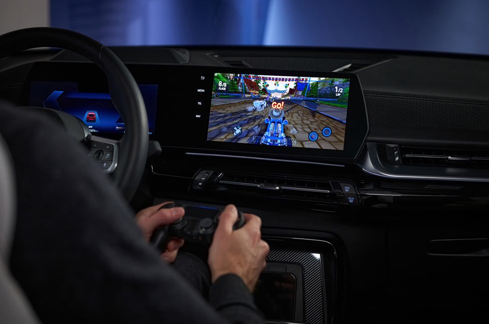 BMW’s iDrive 9 Lets You Play Video Games with a PlayStation Controller