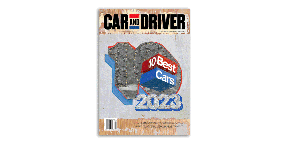 Every Car and Driver Magazine Cover in 2023