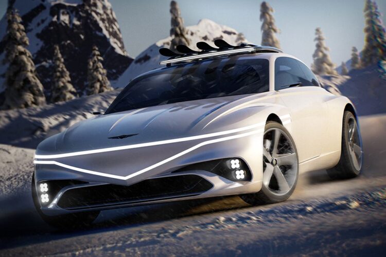 Elegant Genesis X Snow Speedium Concept Takes On Winter
