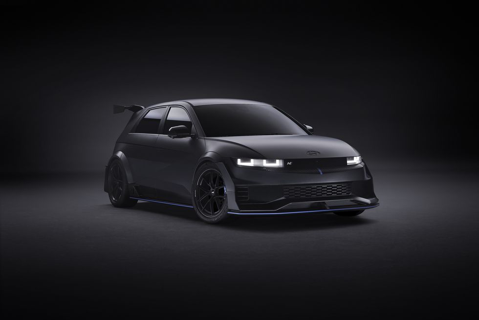 Hyundai Ioniq 5 N NPX1 Concept Sports a Big Wing and a Beefy Body Kit