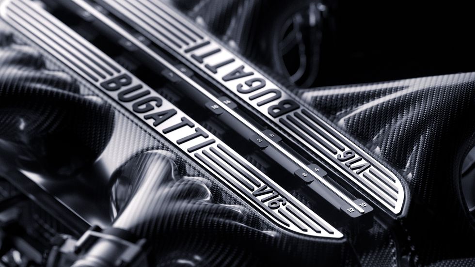 Listen to the Bugatti Chiron Successor’s Hybrid V-16 Sing