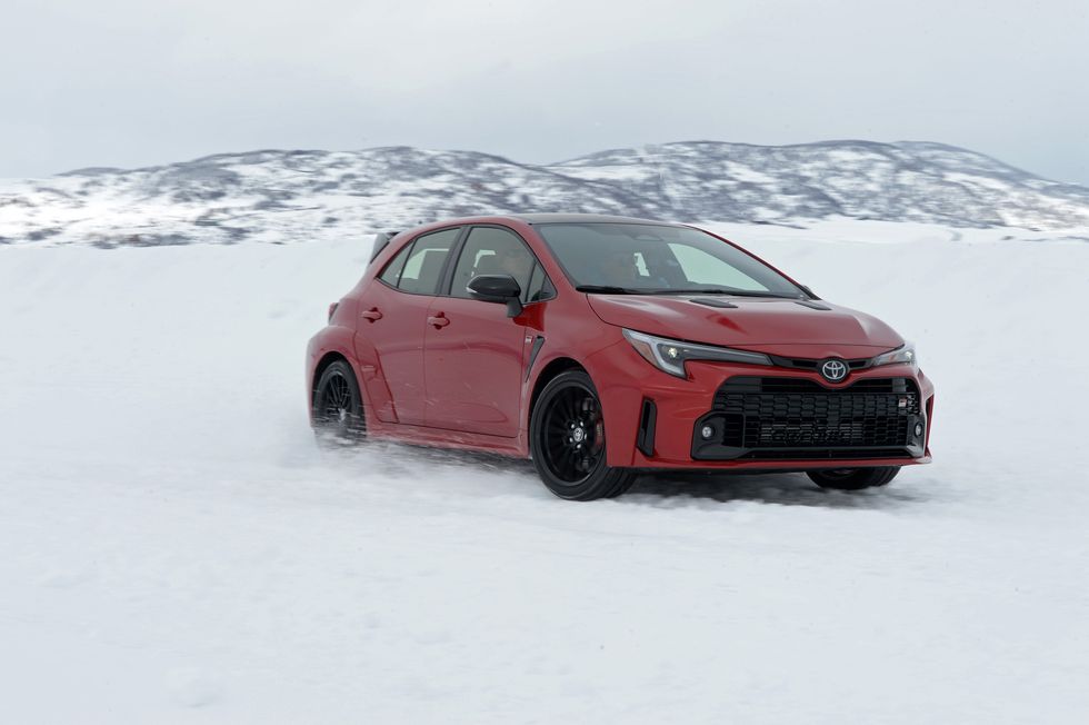 The Toyota GR Corolla Displays Its Rally Skills on Ice