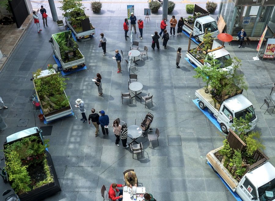 Japanese Landscapers Turn Kei Trucks into Tiny Gardens