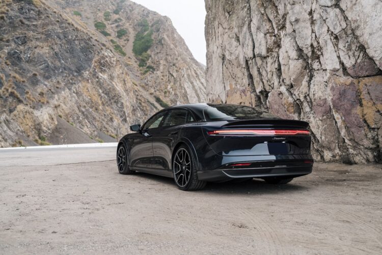 $425K Lucid Air Sapphire Is a 1234-HP EV In an Armored Suit