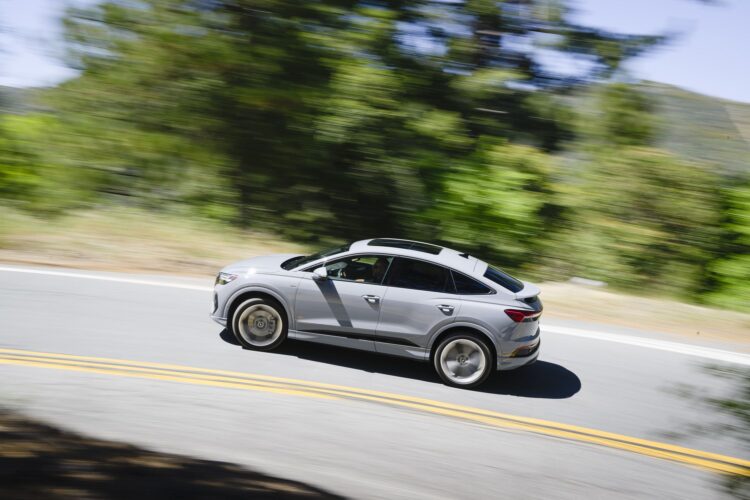 View Photos of the 2024 Audi Q4 Sportback 55 e-tron