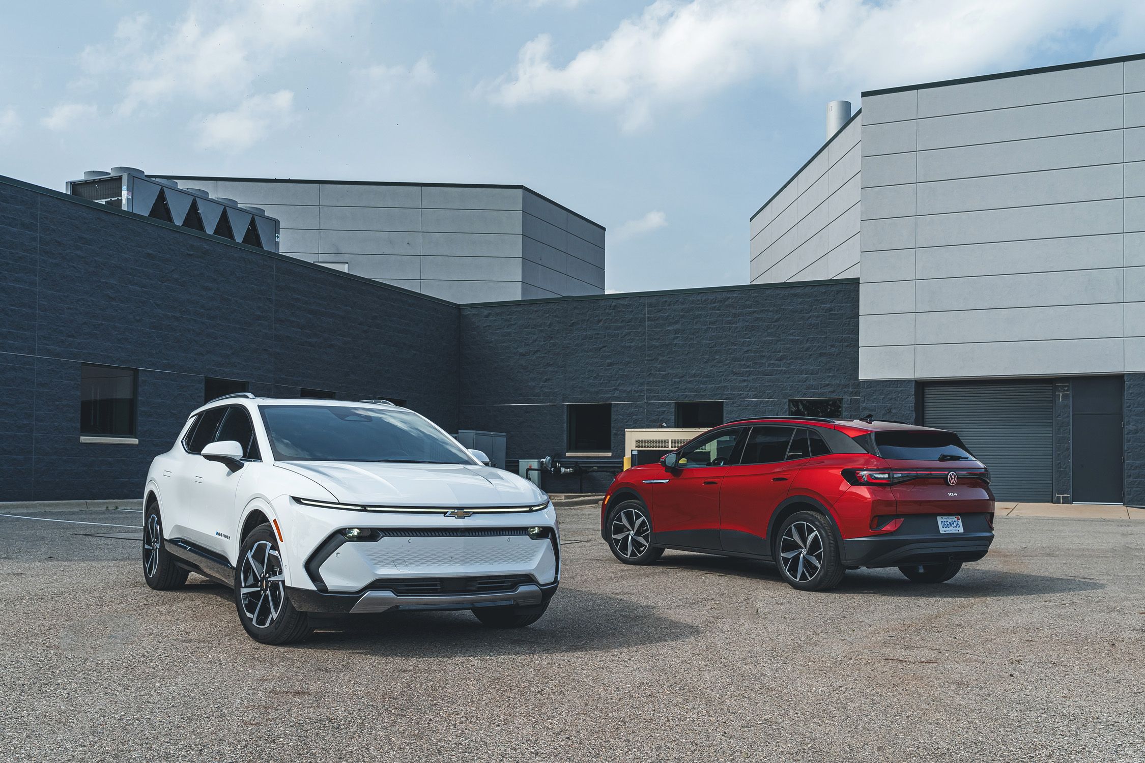 View Photos of the 2024 Chevrolet Equinox EV vs. 2024 Volkswagen ID.4