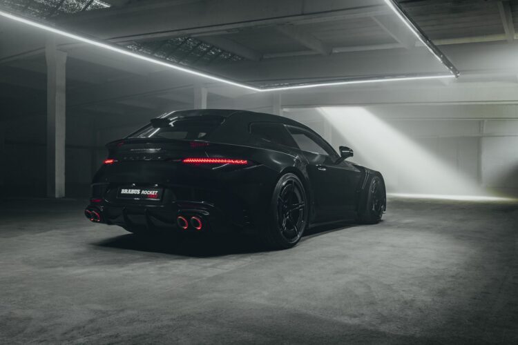 986-HP Brabus Rocket GTS Is a Sinister-Looking Hybrid Shooting Brake