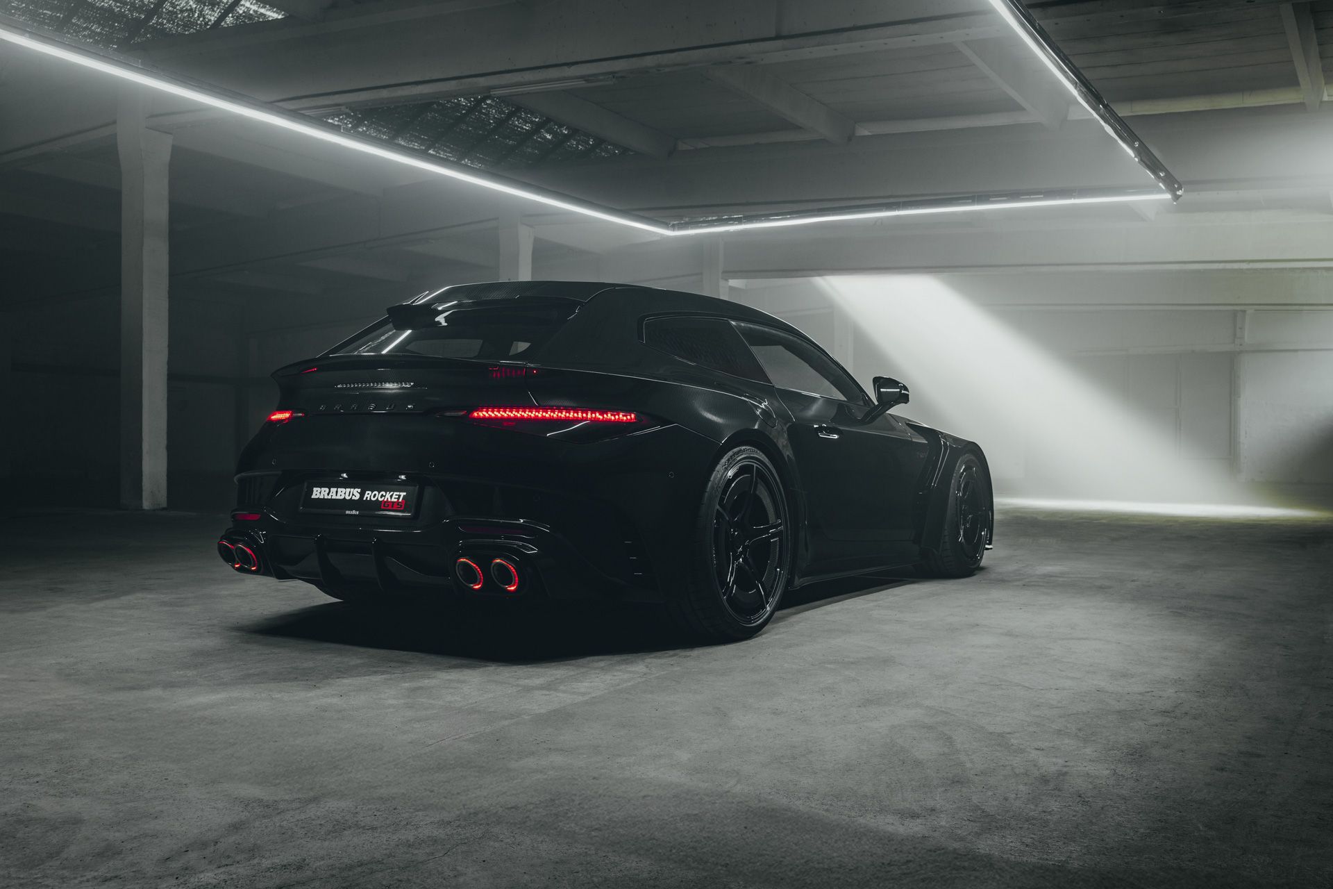 986-HP Brabus Rocket GTS Is a Sinister-Looking Hybrid Shooting Brake