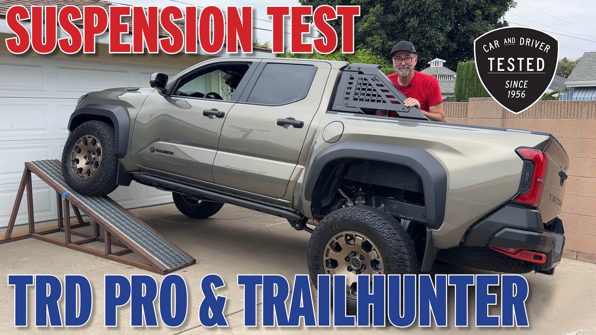 2024 Toyota Tacoma TRD Pro vs. Trailhunter Suspension Test: Which Flexes Best?