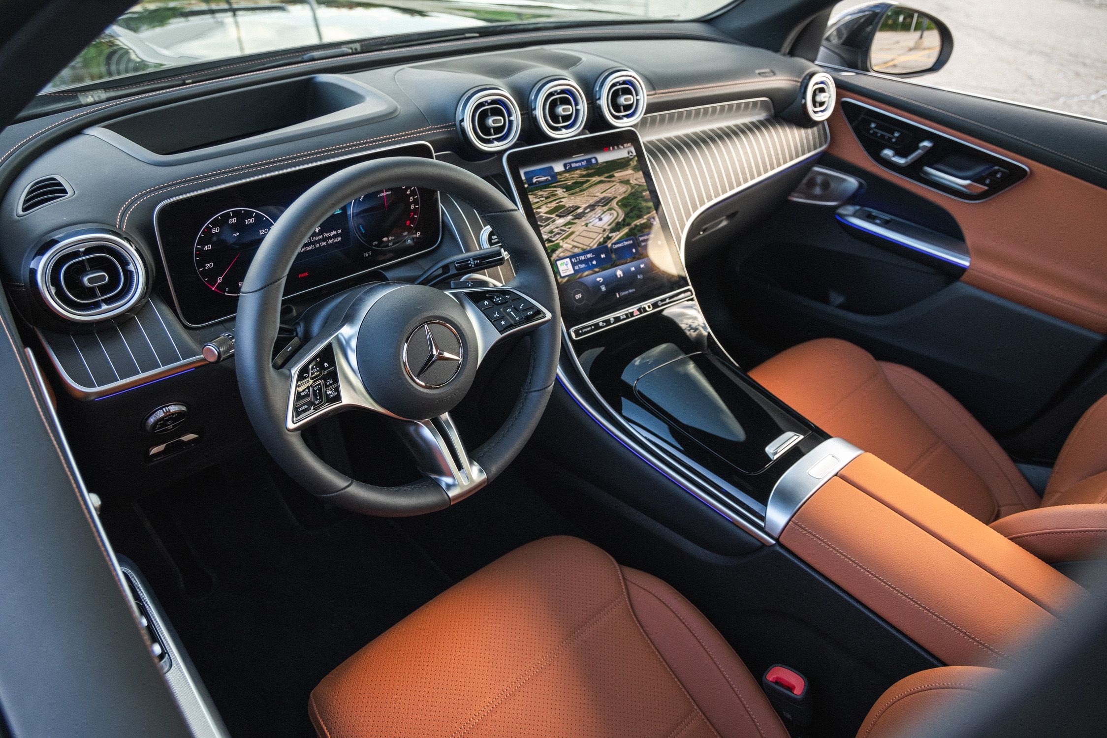 View Interior Photos of the 2025 Mercedes Benz GLC350e Hybrid