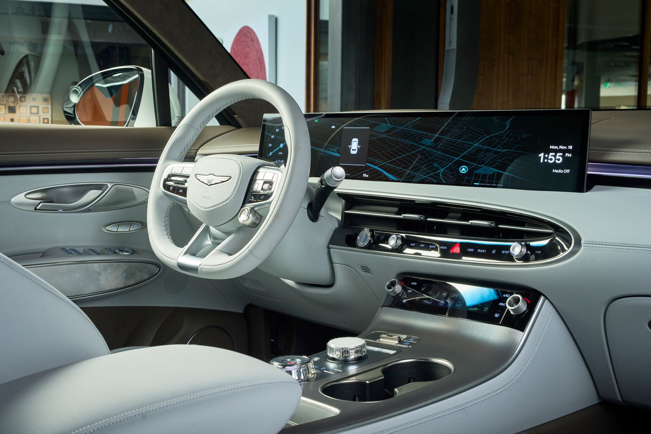 View Interior Photos of the 2026 Genesis Electrified GV70