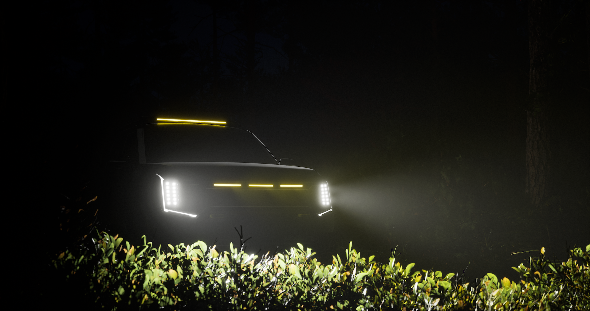 Kia Teases Two SEMA Concepts, Including an EV9 with Off-Road Lights