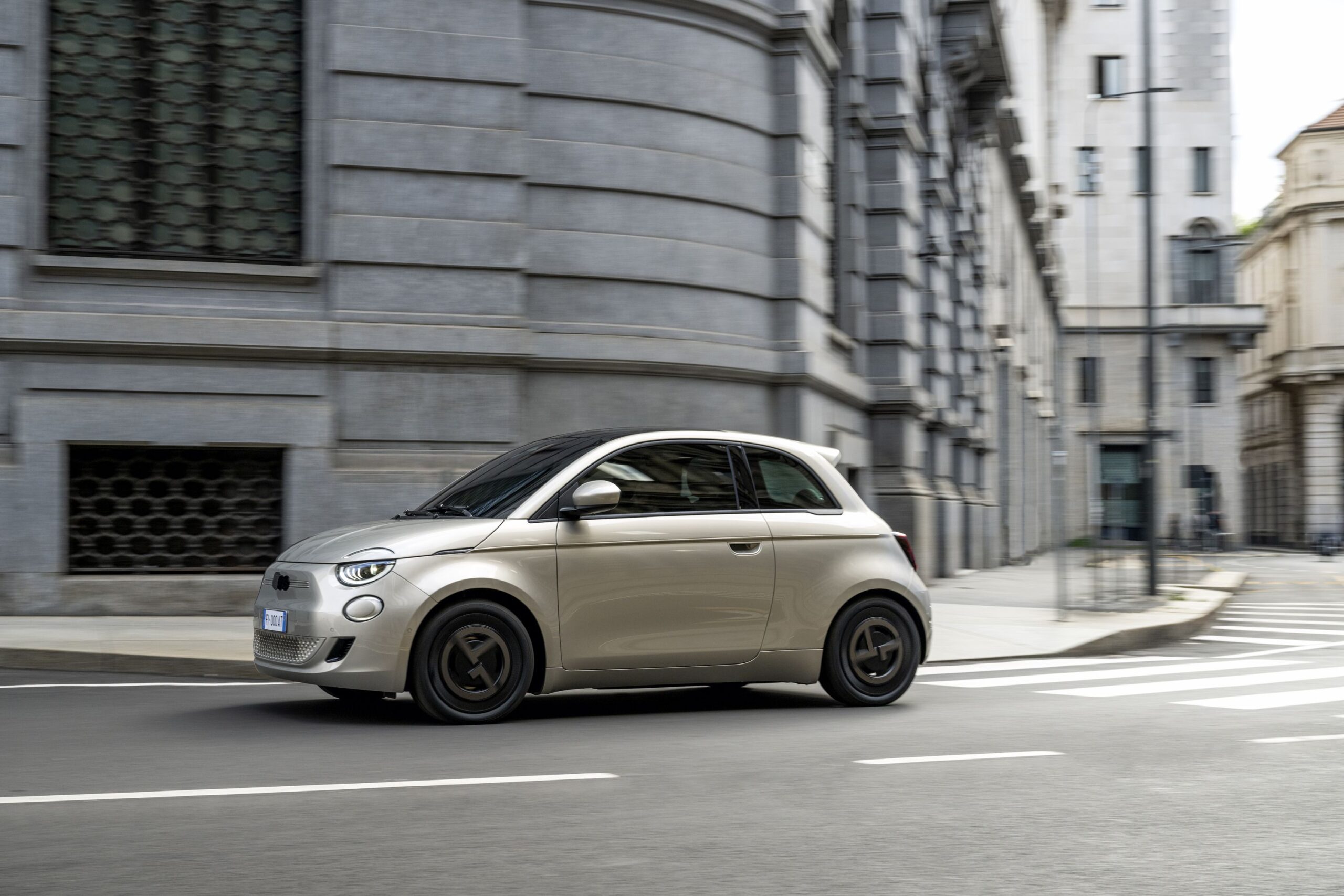 View Photos of the 2025 Fiat 500e Giorgio Armani Edition