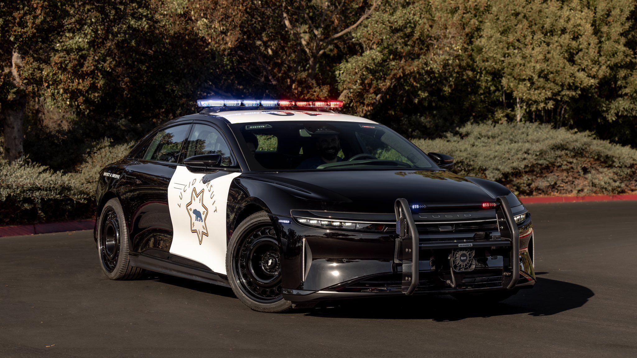 The Lucid Air Auditions for the California Highway Patrol