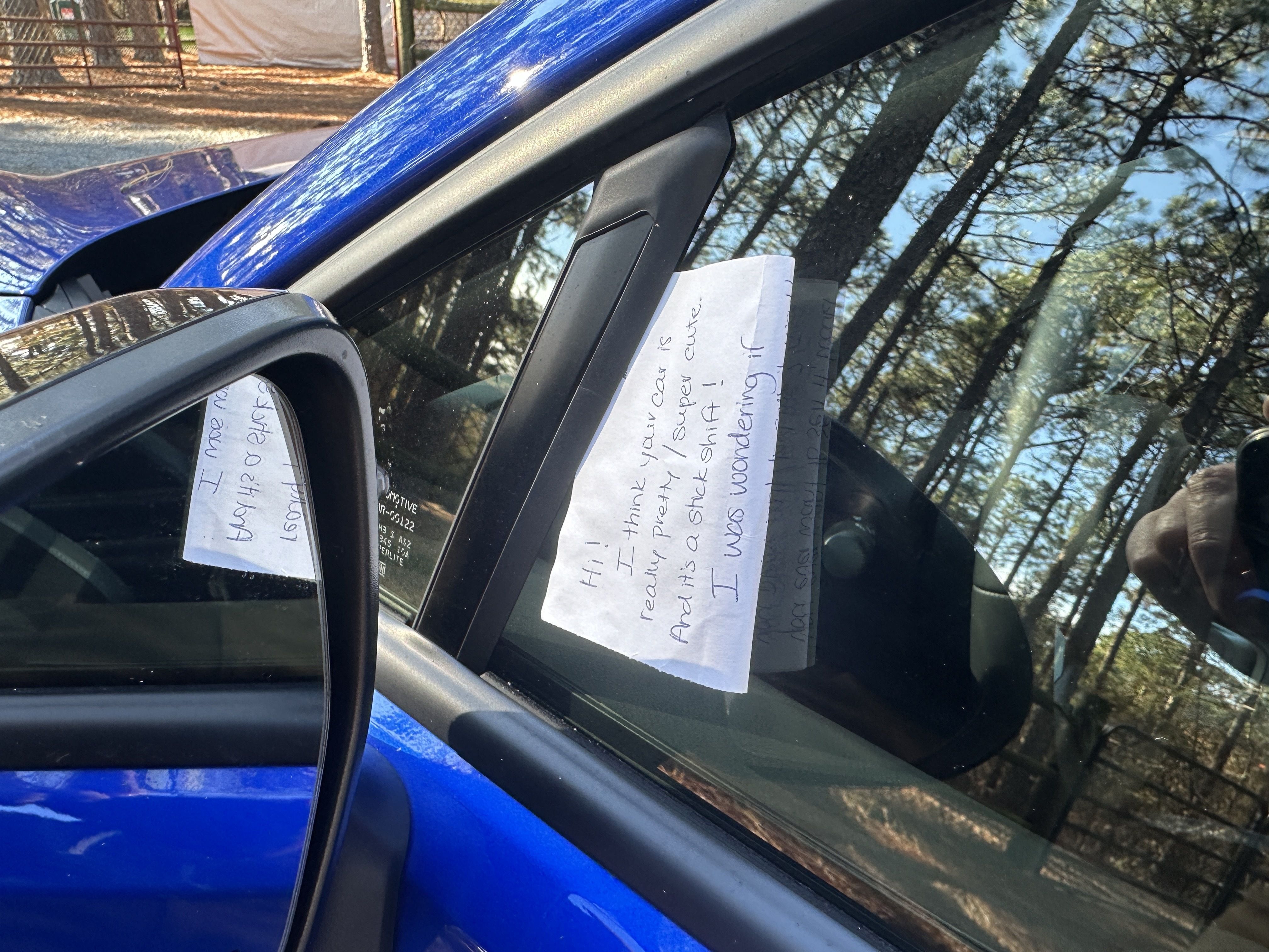 If You See a Car You Want to Buy, Leave a Note